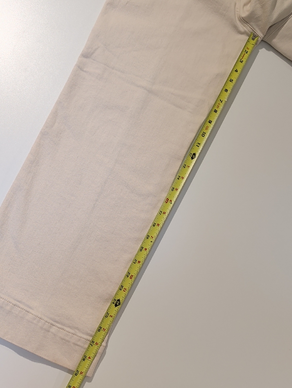 Talbots Classic Jean Denim Trouser with Black Label Size 10  99% Cotton 1% Spand - Picture 10 of 11